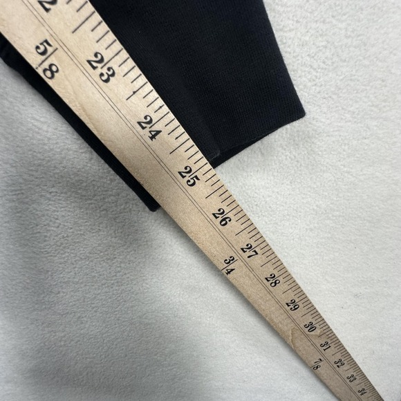 American Giant Jacket Womens XL Black Full Zip Mock Neck Sweatshirt Made USA - Picture 11 of 12